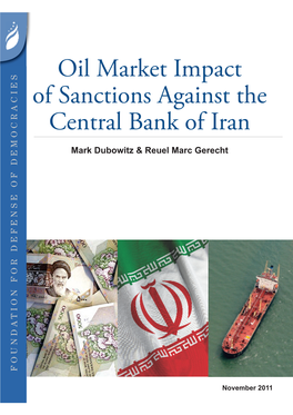Oil Market Impact of Sanctions Against the Central Bank of Iran