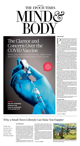 The Clamor and Concern Over the COVID Vaccine