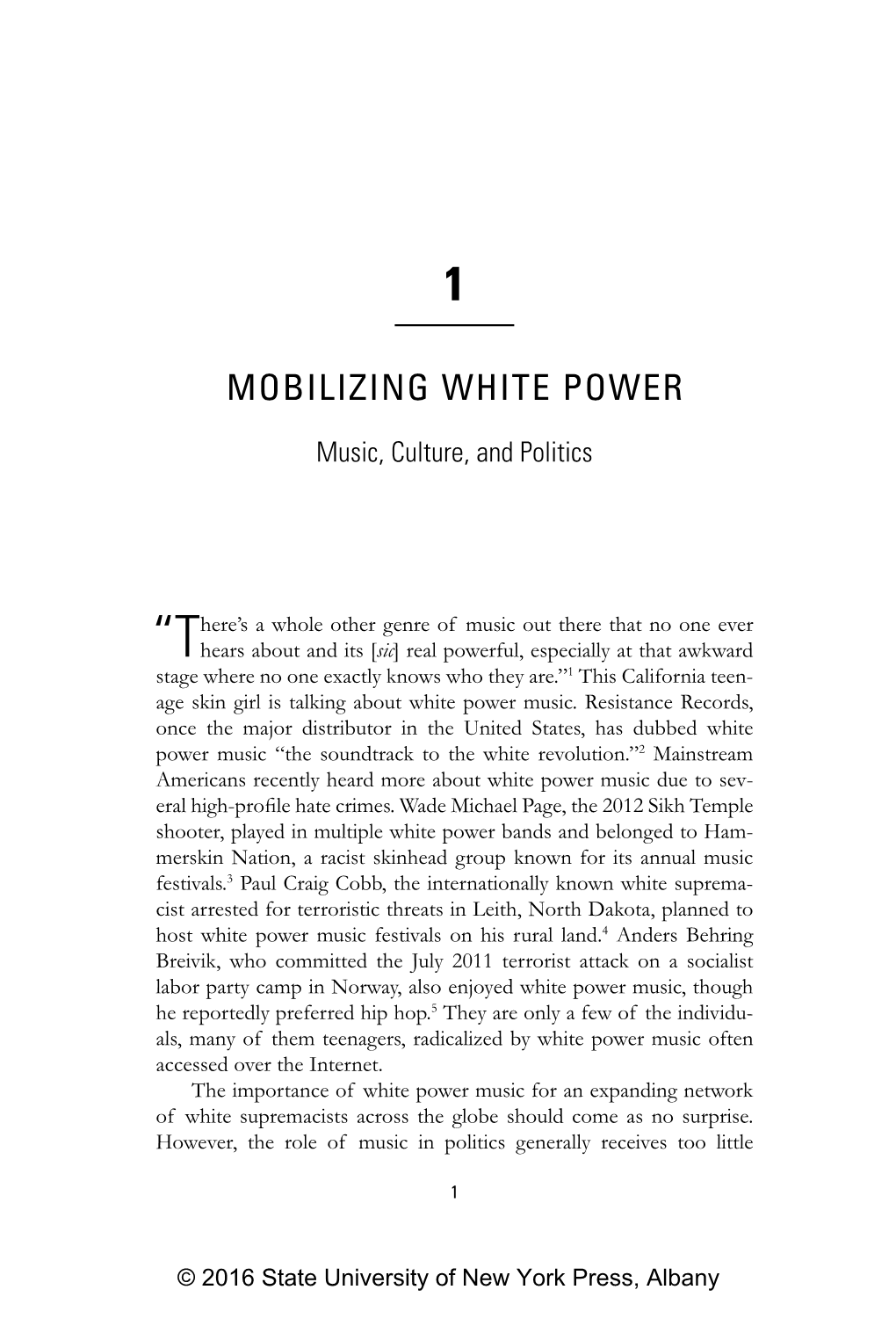 Mobilizing White Power