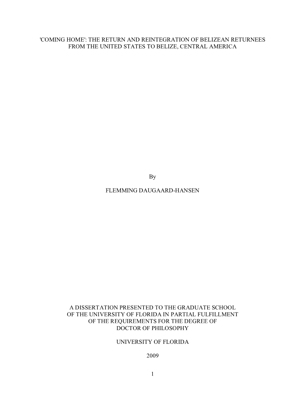 University of Florida Thesis Or Dissertation Formatting