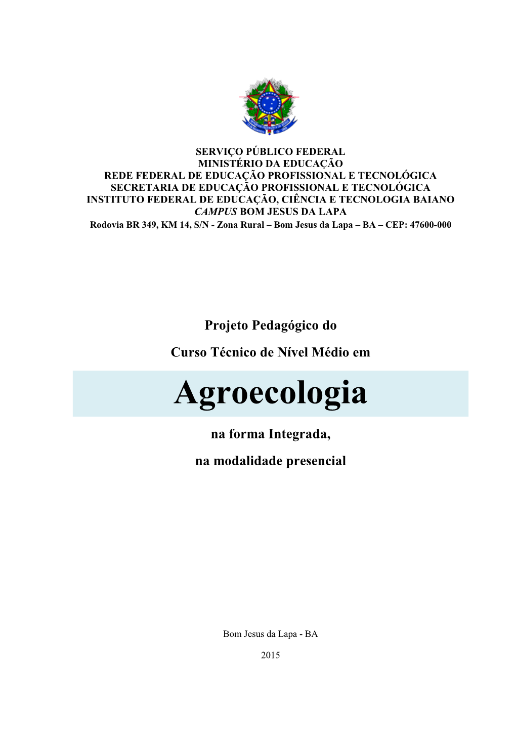 Ppc-Agroecologia