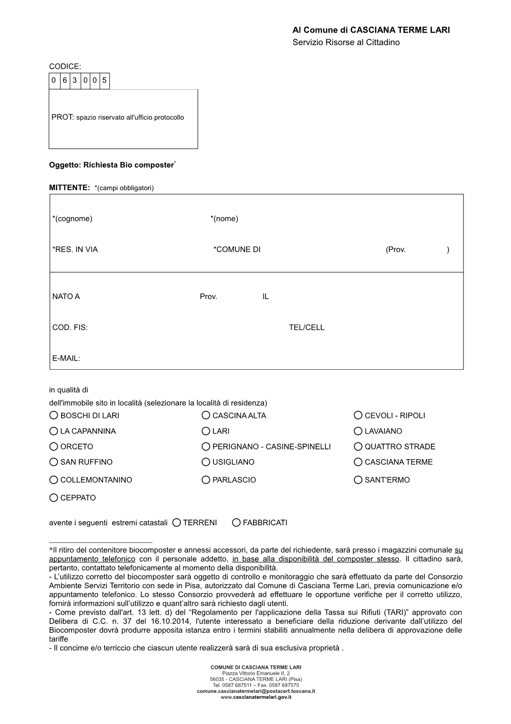 RICHIESTA BIO COMPOSTER .Pdf