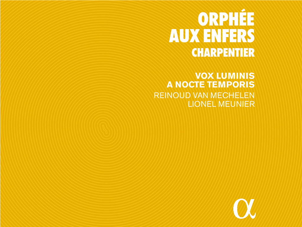 Orphée Aux Enfers Charpentier