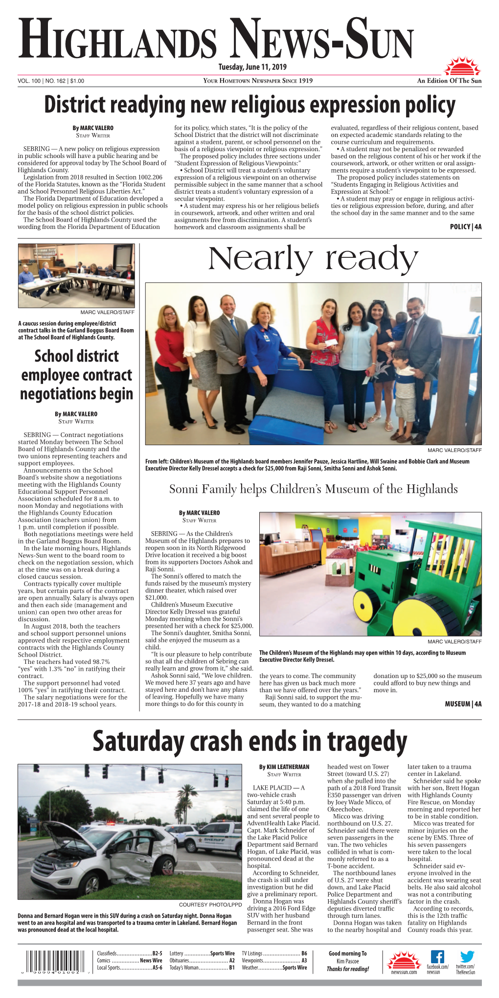 HIGHLANDS NEWS-SUN Tuesday, June 11, 2019