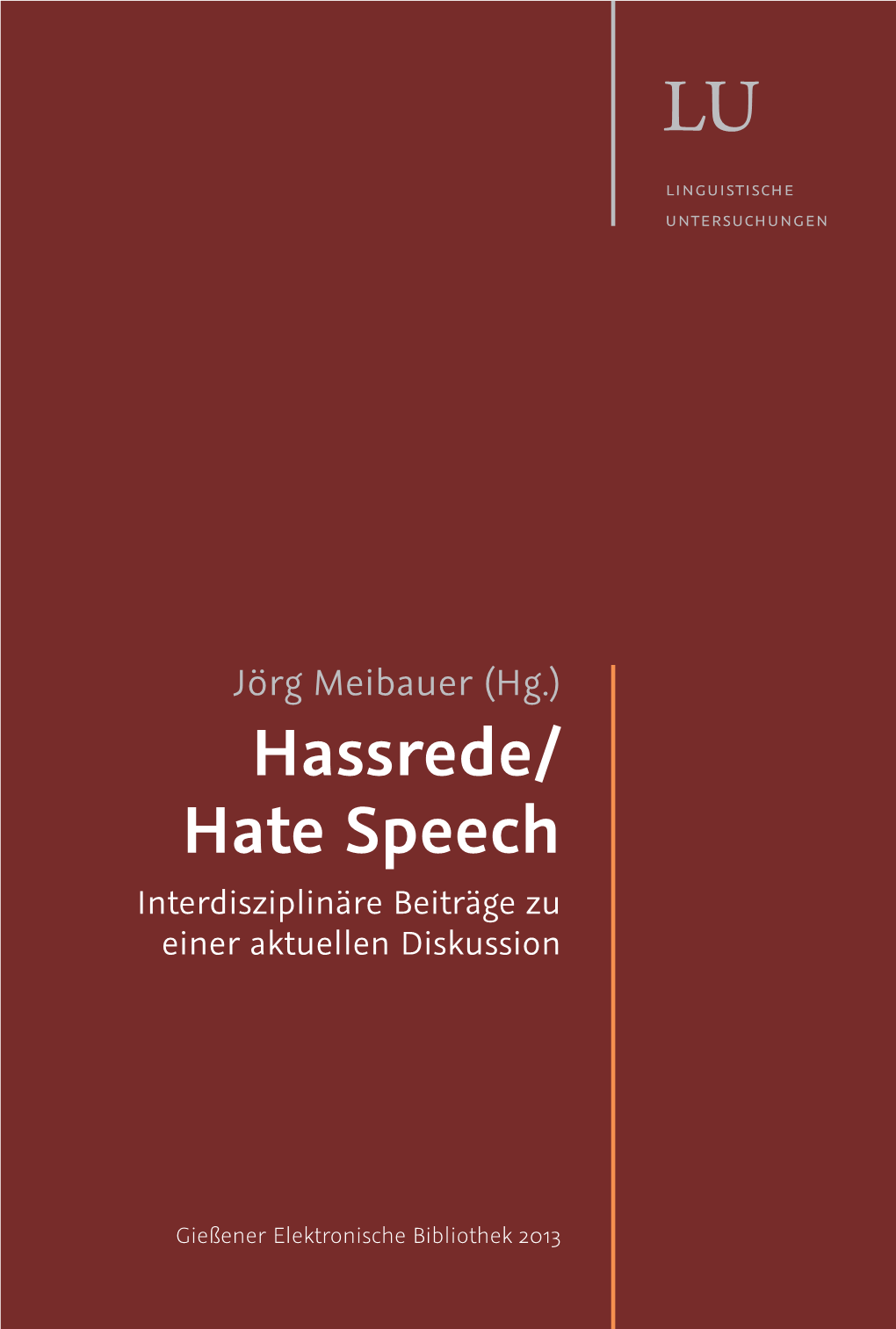 Hassrede / Hate Speech