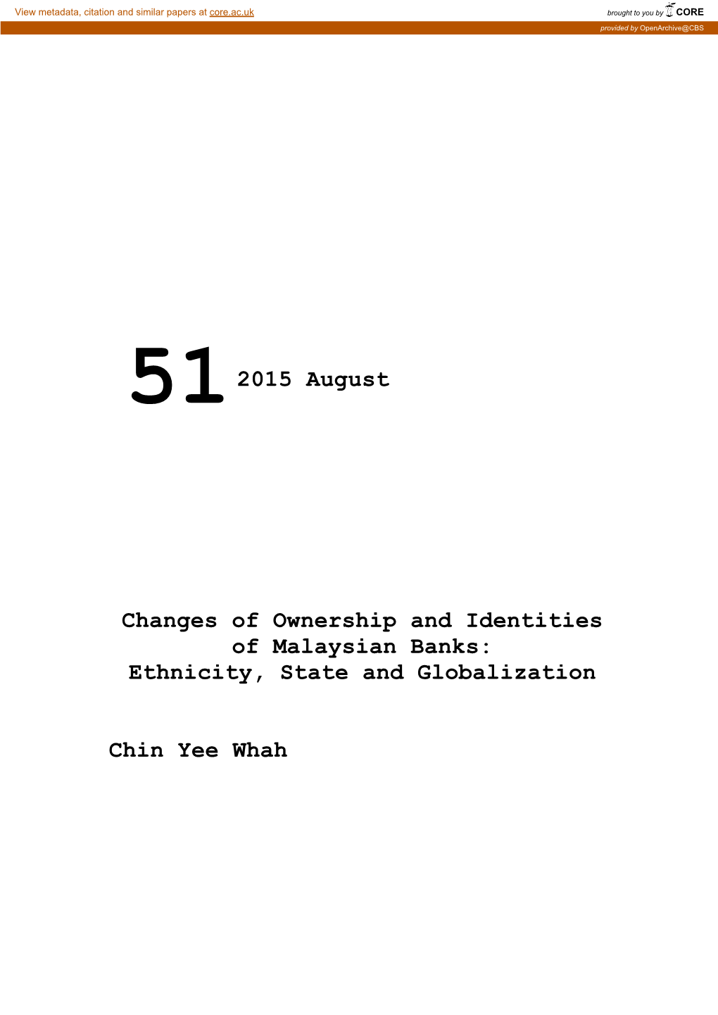 512015 August Changes of Ownership and Identities Of