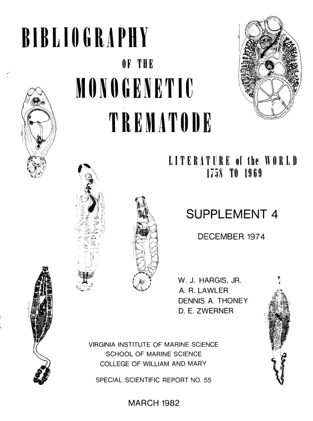 Bibliography of the Monogenetic Trematode Literature: Supplement 4