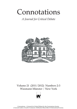A Journal for Critical Debate