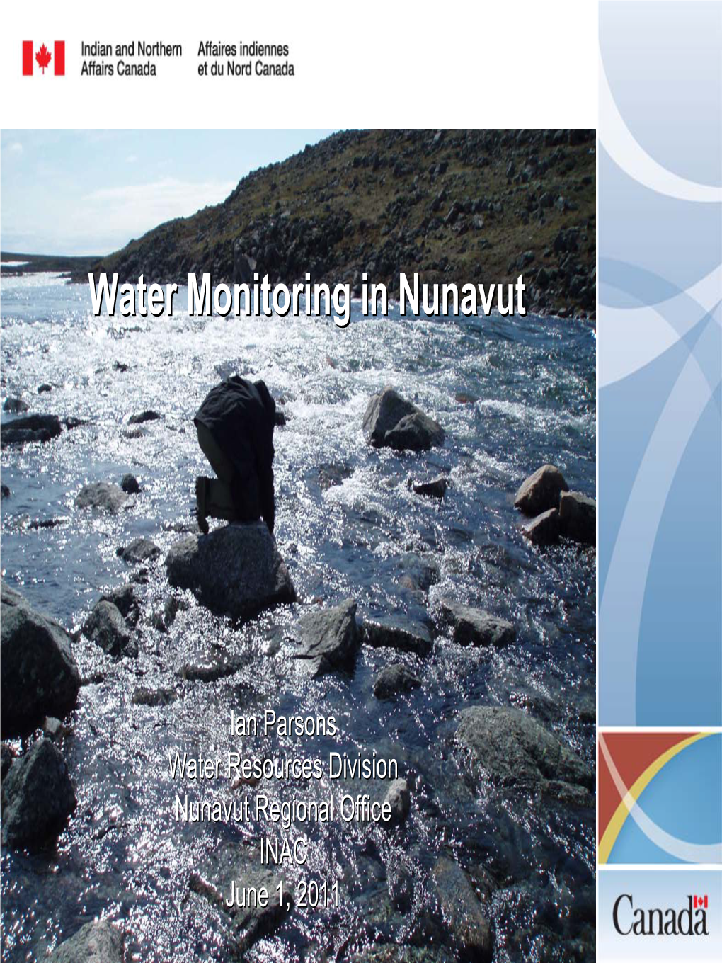 Water Monitoring in Nunavut