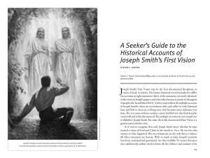 A Seeker's Guide to the Historical Accounts of Joseph Smith's First