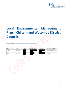 Chiltern and Wycombe District Councils Local