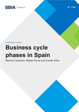 Business Cycle Phases in Spain Maximo Camacho, Matias Pacce and Camilo Ulloa