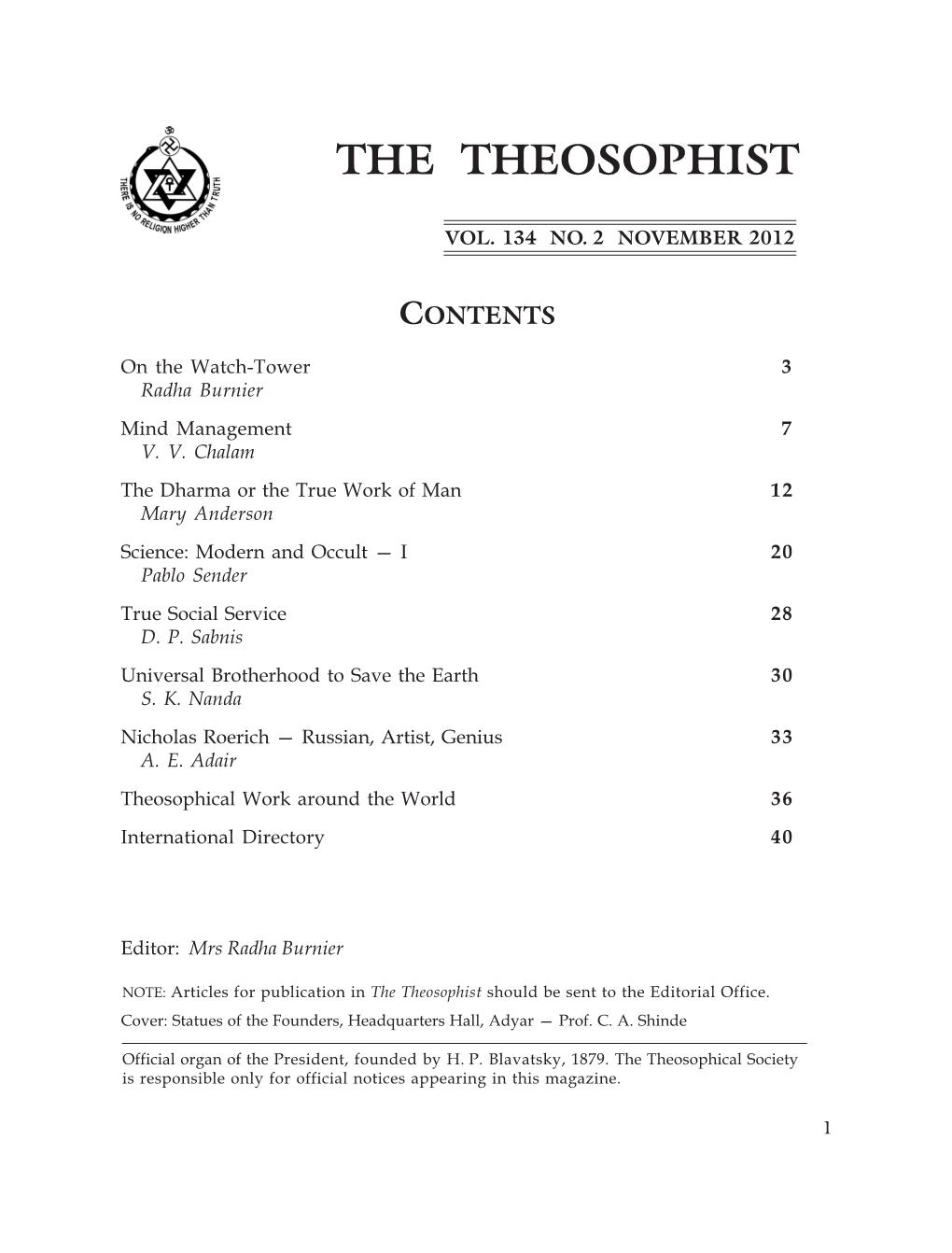 The Theosophist