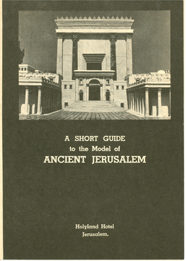 Model of Ancient Jerusalem.Pdf