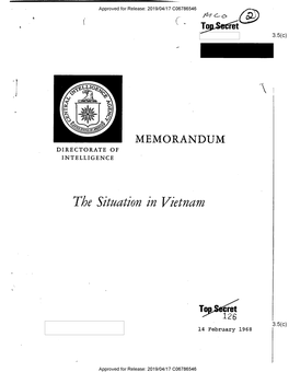 Report on the Situation in Vietnam, 14 February 1968