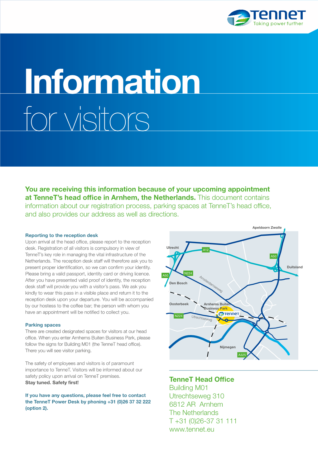 Information for Visitors