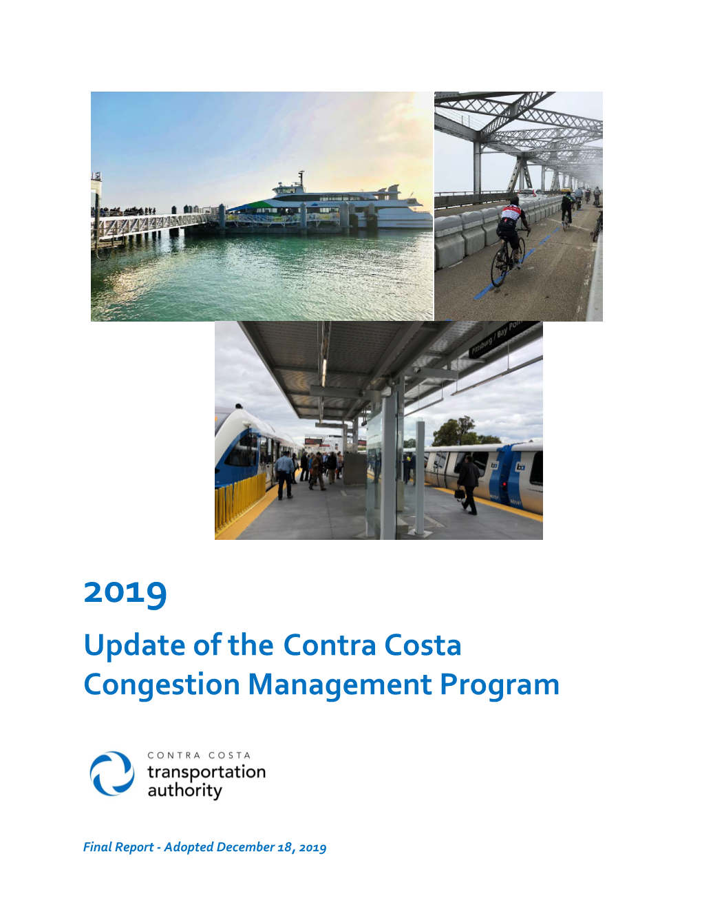 Update of the Contra Costa Congestion Management Program