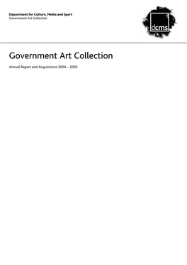 Government Art Collection Annual Report and Acquisitions 2004 – 2005 2