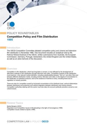 Competition Policy and Film Distribution 1995