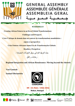 Regional Integration and African Renaissance: Moving Beyond the Rhetoric