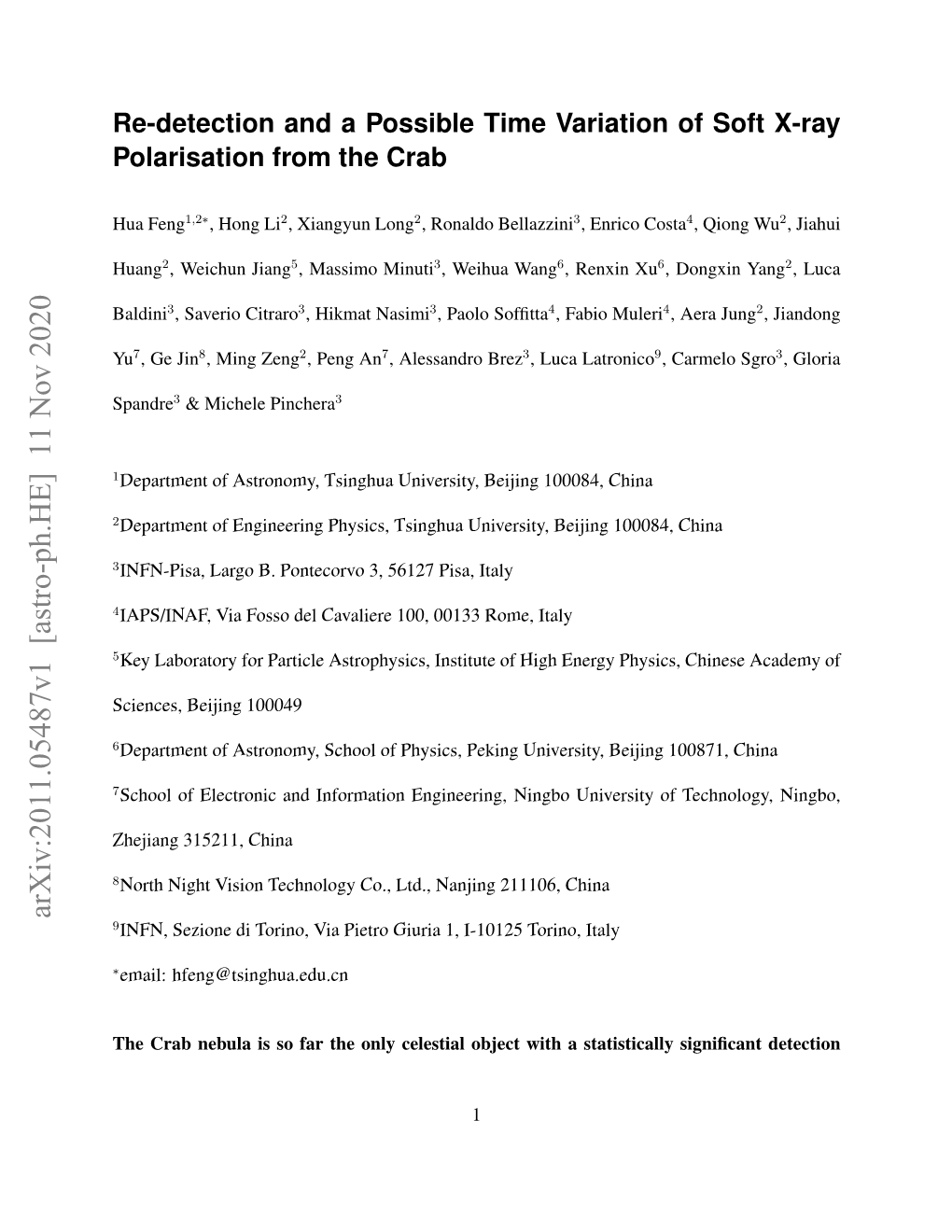 Re-Detection and a Possible Time Variation of Soft X-Ray Polarisation from the Crab