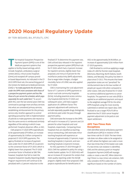 2020 Hospital Regulatory Update