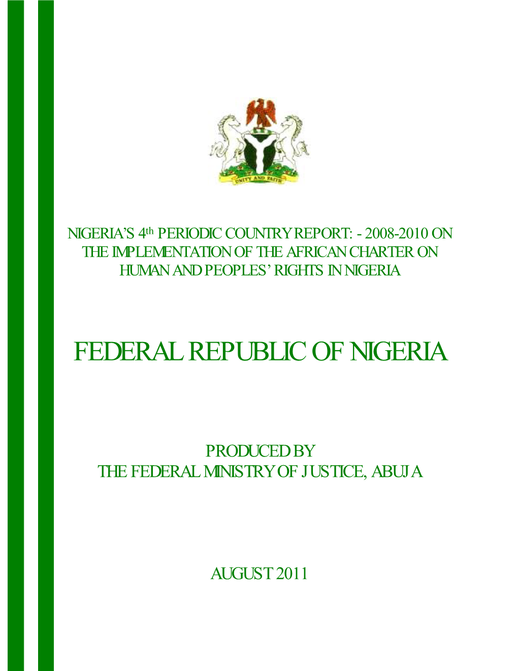 Federal Republic of Nigeria