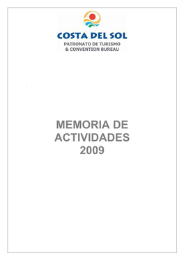 Memoria De Actividades 2009