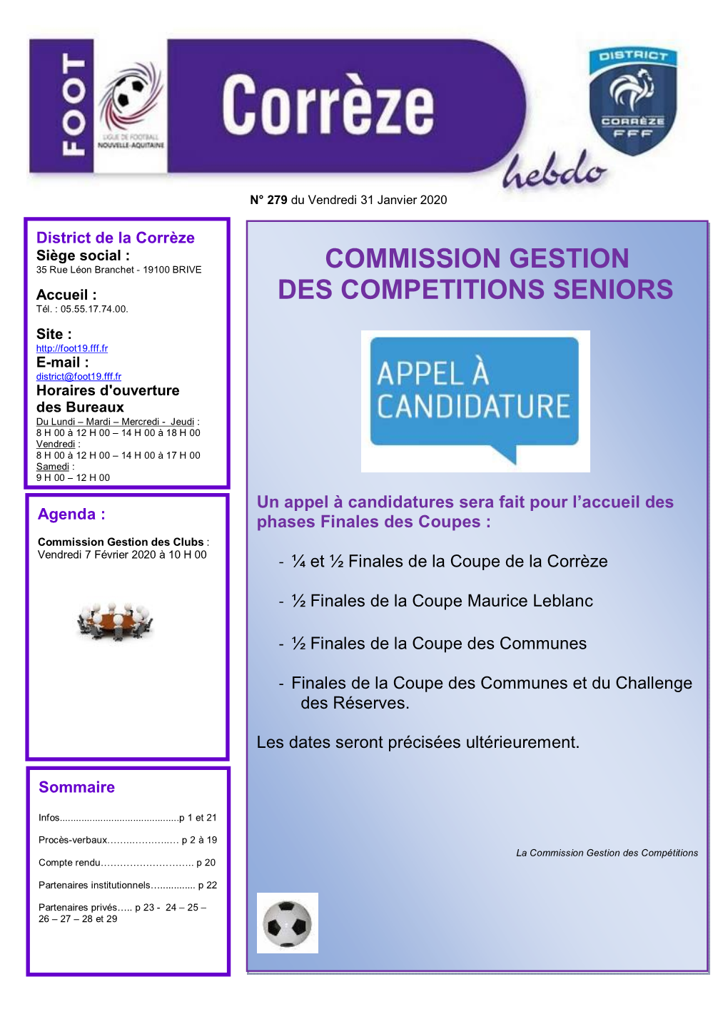 Commission Gestion Des Competitions Seniors