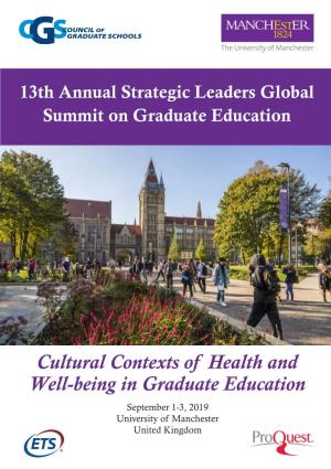 Cultural Contexts of Health and Well-Being in Graduate Education
