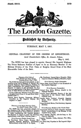 The London Gazette.1 Fig