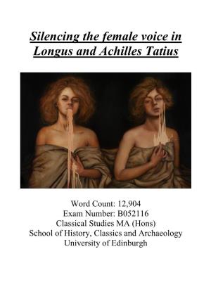 Silencing the Female Voice in Longus and Achilles Tatius