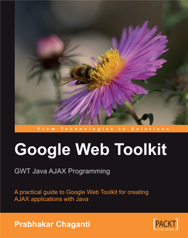 Google Web Toolkit GWT Java Ajax Programming
