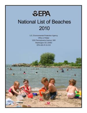National List of Beaches