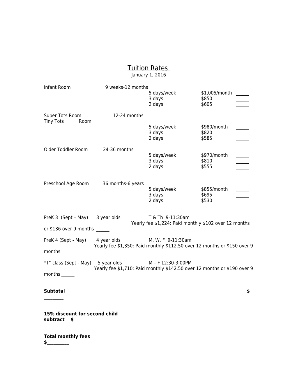 Weekday Ministries Tuition Rates s1