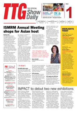 ISMRM Annual Meeting Shops for Asian Host