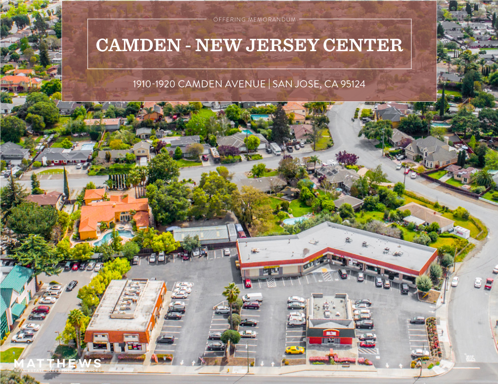 Camden-New Jersey Center 1910-1920 Camden Ave San Jose