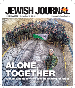 Making a Home for Lone Soldiers Fighting for Israel by Ryan Torok Cover a Home Away from Home for Lone