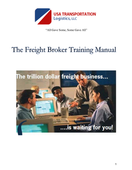 New Freight Broker Manual