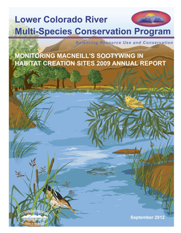 Monitoring Macneill's Sootywing in Habitat Creation Sites 2009 Annual Report