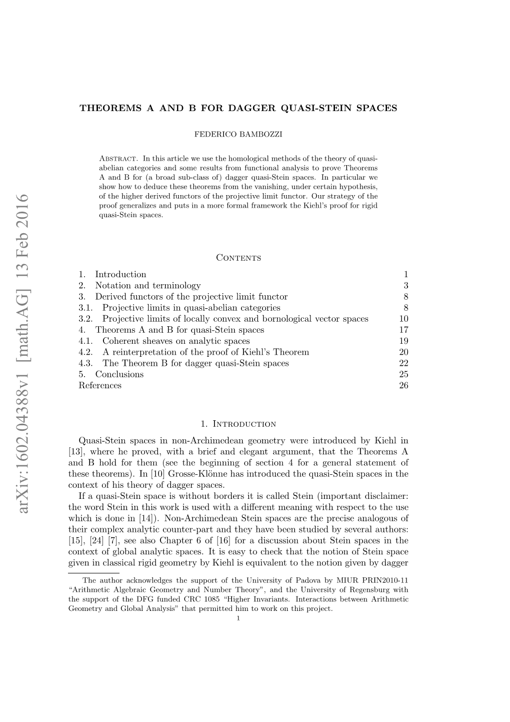 Arxiv:1602.04388V1 [Math.AG] 13 Feb 2016 Emtyadgoa Nlss Htpritdhmt Oko T in on Work Invariants