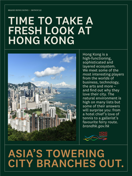 Time to Take a Fresh Look at Hong Kong Asia's Towering