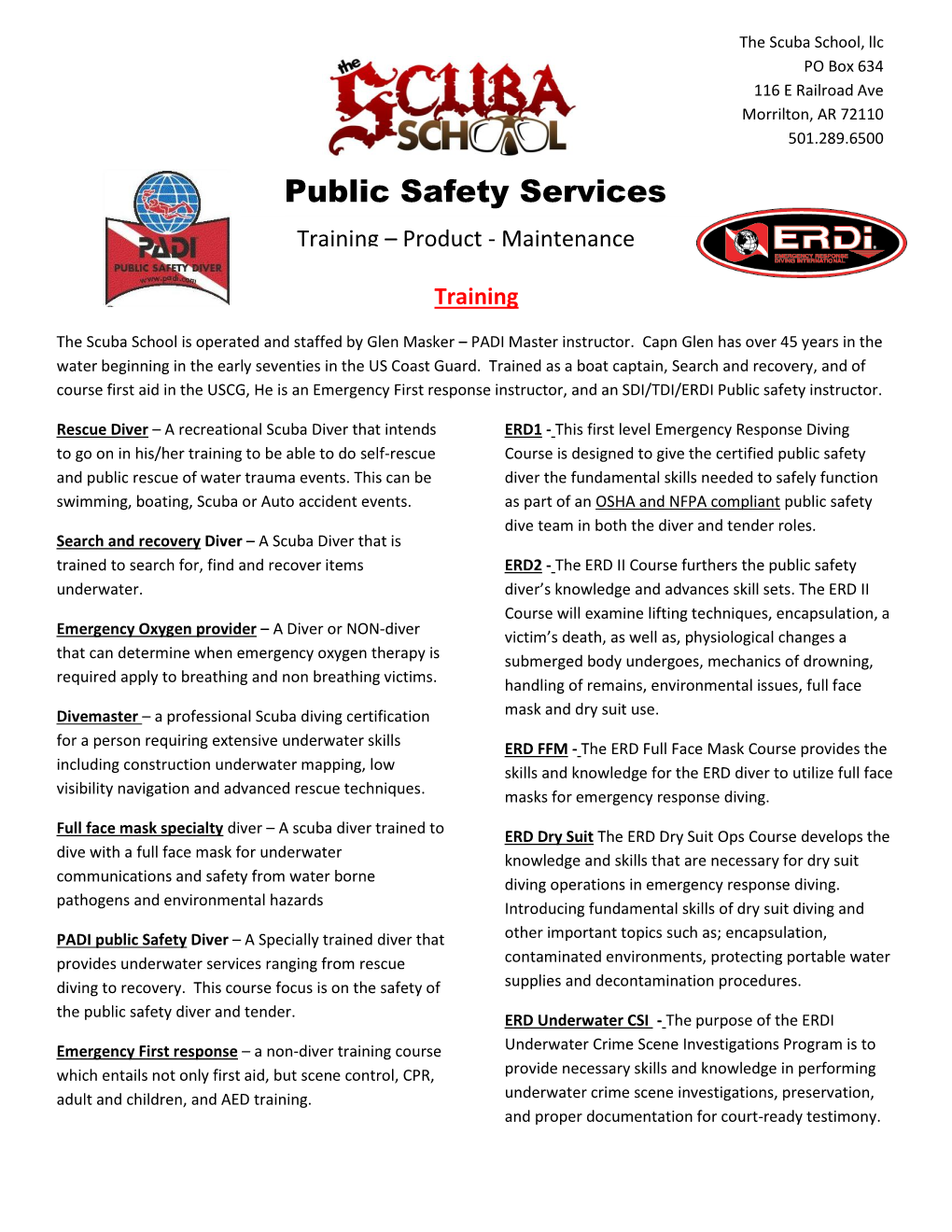 Public Safety Services