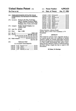 United States Patent [191 [11] Patent Number: 4,595,623 '
