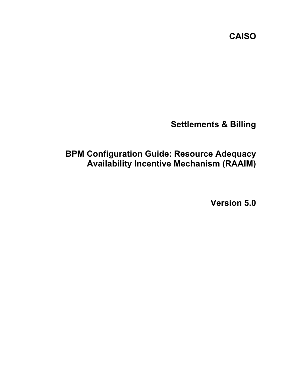 BPM - CG PC RA Availability Incentive Mechanism s1