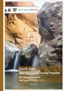 Scientific Report Water Research and Learning Programme Wadi Wurayah National Park Field Season 2016–2017 EWS-WWF