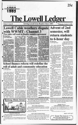 25^ Lowell Cable Weathers Dispute with WWMT