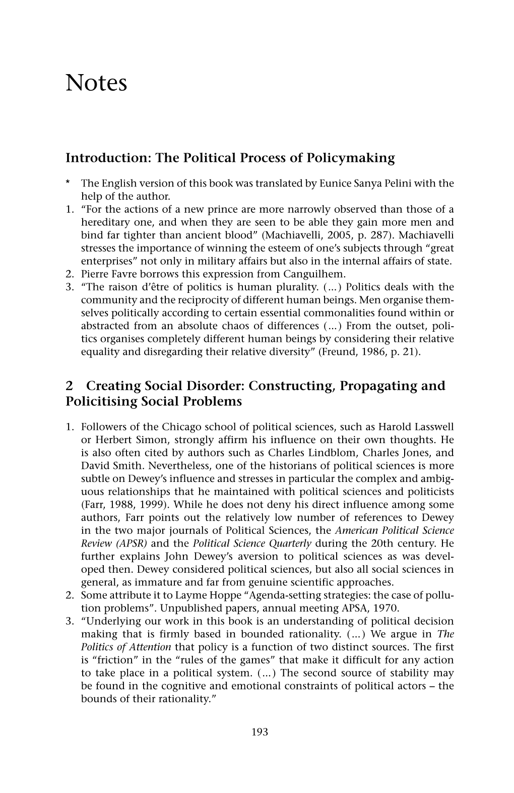 The Political Process of Policymaking 2 Creating Social Disorder