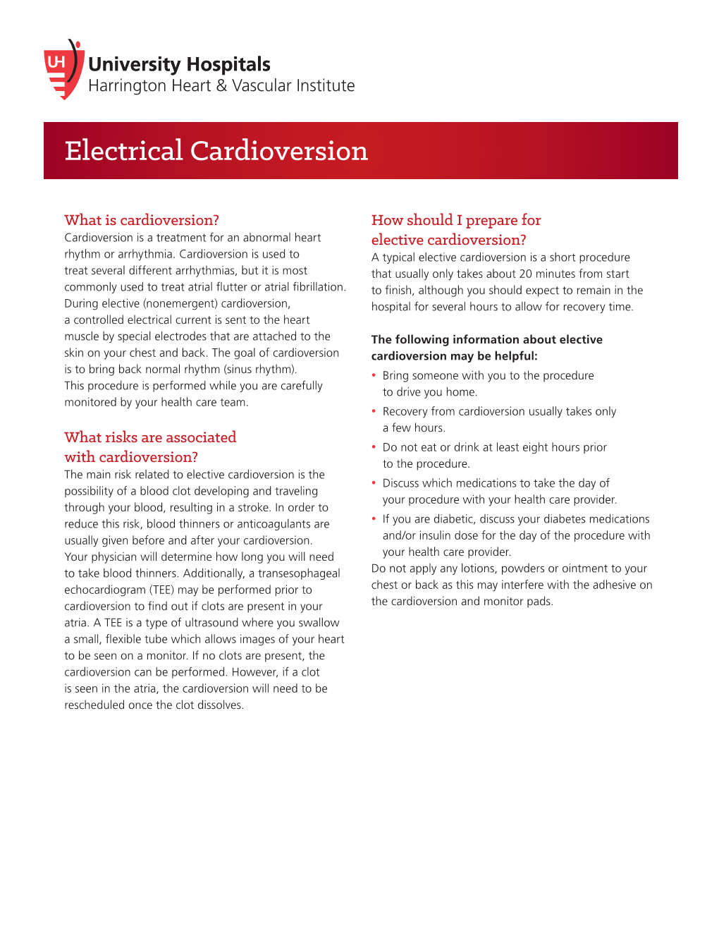 Electrical Cardioversion