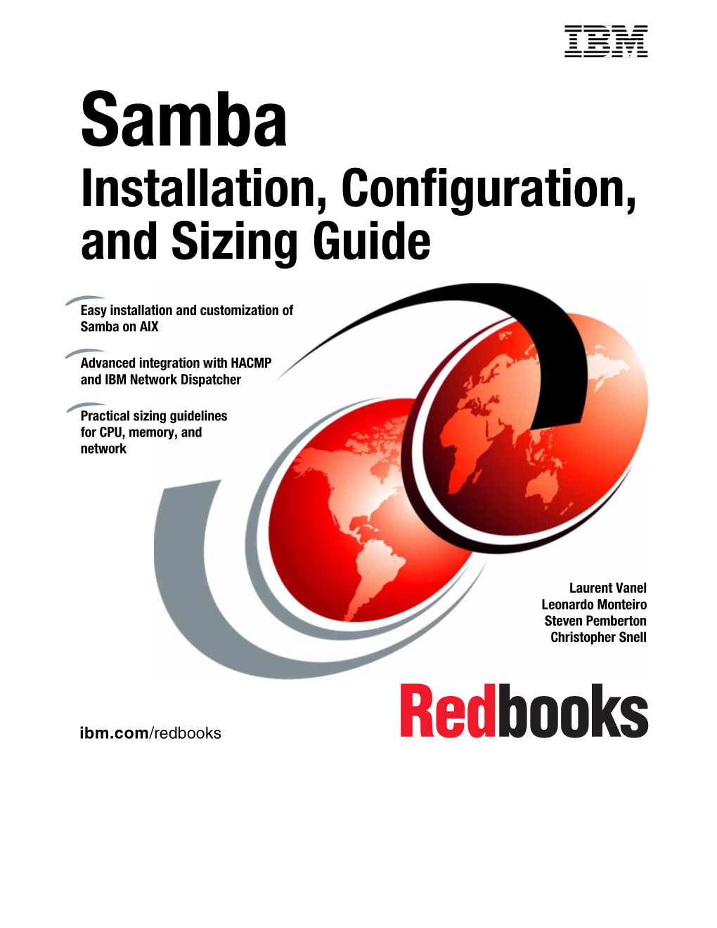 Samba Installation, Configuration, and Sizing Guide